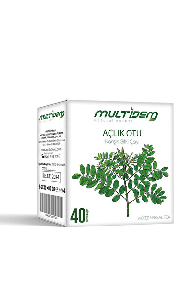 multidem Açlık Otu Çayı 40'lı süzen poşet