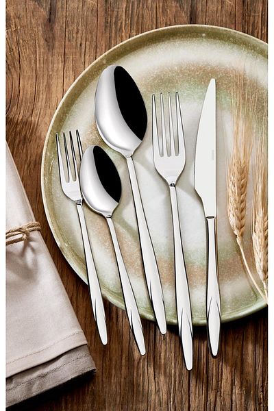 on-on Vienna 60 Piece Fork Spoon Knife Set 18/10