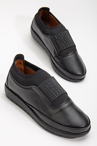 MODERN جلد طبيعي داخل أحذية الأم اليومية المريحة للغاية