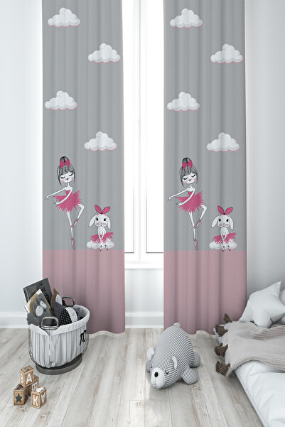 BAMBAŞKA MODA ДЕТСКА СТАЯ Принцеса и заек с 2 крила завеса