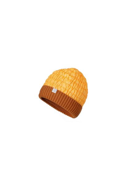 Fonem Unisex Quilted Motiv Beanie FO 2635 Apricot