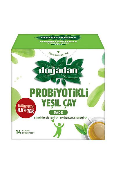 Doğadan Probiotic plain green tea 20 li