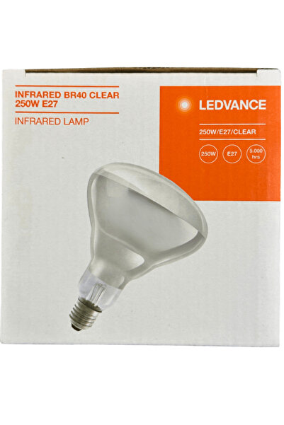 Osram Ledvance 250W Şeffaf Infrared Isıtıcılı E27 Duylu Halojen Ampul