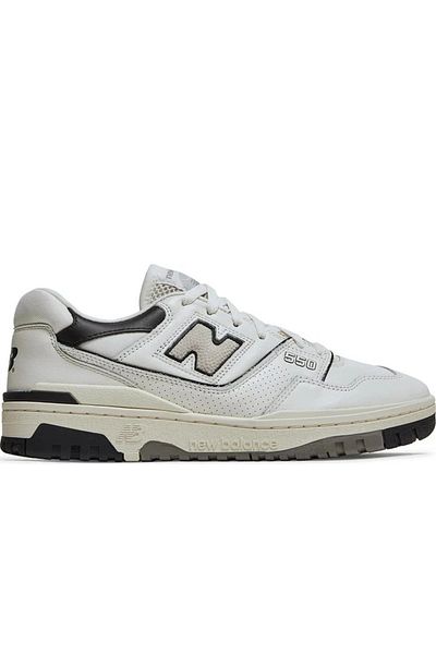 New Balance حذاء رياضي للجنسين BB550LWT - 550 كريمي أسود