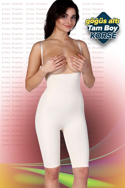 Jenny Daphne Full Length Gene Corset - Angel 5020