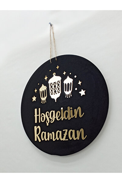 tasarı marketi Hoşgeldin Ramazan Pleksili Kapı Süsü, Duvar Dekoru, Duvar Süsl...