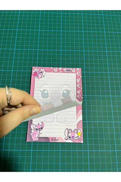 Cuppy Box Stitch Angel Character Pull-Pull Notebook