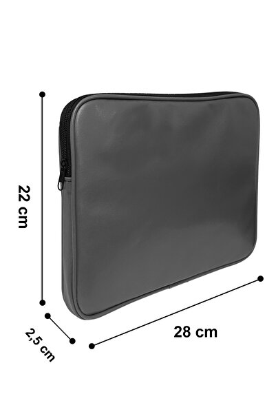 SECREX 10 - 11 Inç  Uyumlu Ipad ve Tablet Çantası Vegan Deri Tablet Kılıfı Pudra