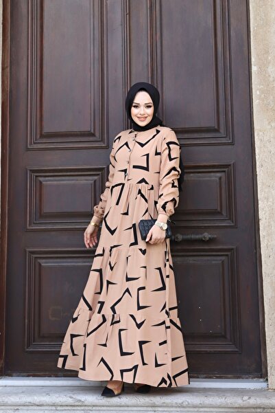 Sfg Life Moda ΓΥΝΑΙΚΕΙΟ ΚΑΛΟΚΑΙΡΙΝΟ TESETURE ΜΠΡΟΣΤΑ ΜΕ ΚΟΥΜΠΙ ΜΕ ΣΧΕΔΙΟ ΥΦΑΝΤΟ ΣΤΥΛ ΦΟΡΕΜΑ ΒΙΣΚΟΖΕ