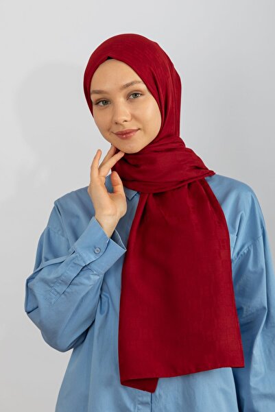 hijabchi Monogramă importată - Roșu Claret