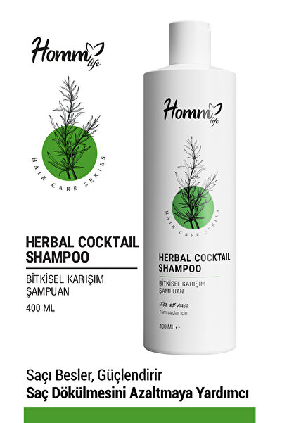 hommlife Saç Temizliği ve Bakımı ve Günlük Kullanım | Herbal Cocktail Şampuan...
