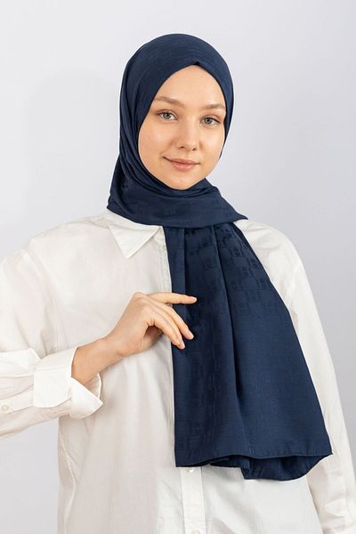 hijabchi Εισαγόμενο Μονόγραμμα - Navy Blue