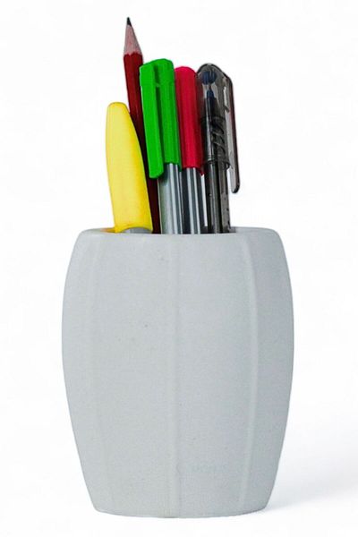 Evene Pen Holder White Color Desk Pen Holder Organizer Pen Holder Model 13