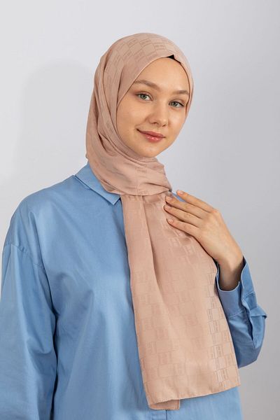 hijabchi Σάλι Monogram - Σεπτέμβριος