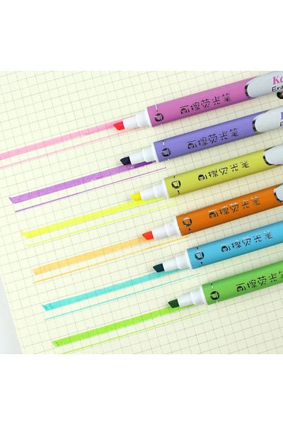 tüftürük Non-Erasable 6 Color Pen with Two Heads