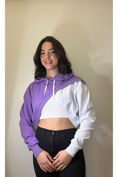 KLC MODA V-Neck Sweat with a Hood