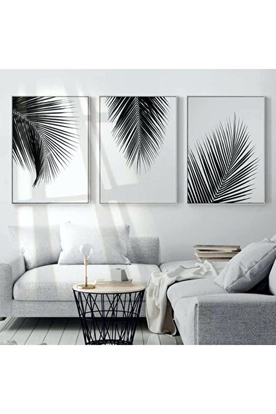 icase Palmiye Nature Salon Decor Concept Tablou din lemn MDF Imprimare de cal...