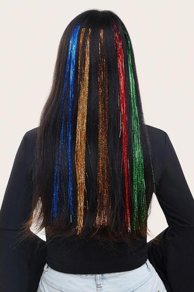 New Obsessions Simli 5'li Çıt Çıt Saç