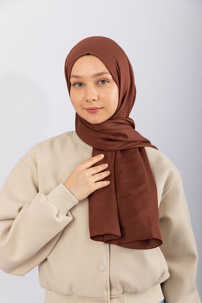 hijabchi Καμβάς από βαμβάκι - Καφές με γάλα