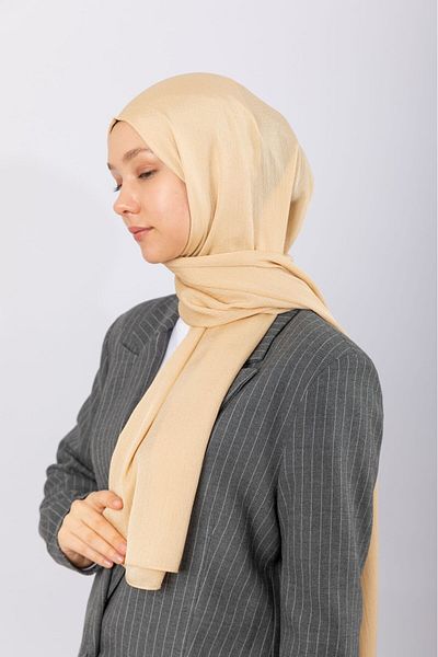 hijabchi Φυσικό Κρέπα - Χρυσό