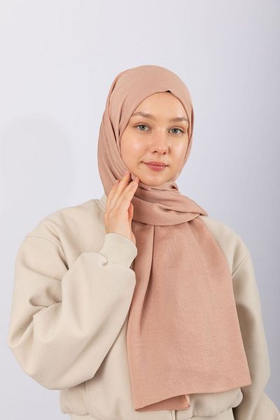 hijabchi Φυσικό Κρεπ Σάλι - Σεπτέμβριος