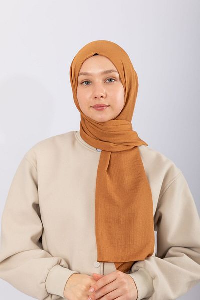hijabchi Φυσικό Κρέπα - Κεχριμπάρι
