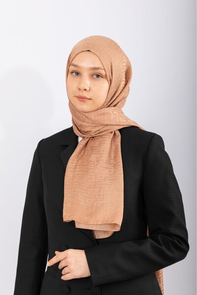 hijabchi Імпортний шовковий жакард Геометричний - Бджола