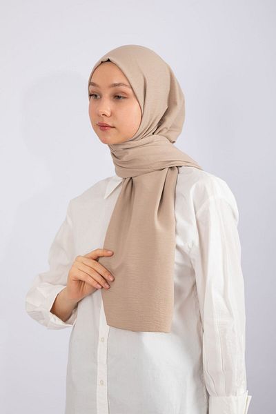 hijabchi Βαμβακερό σάλι - Μπεζ