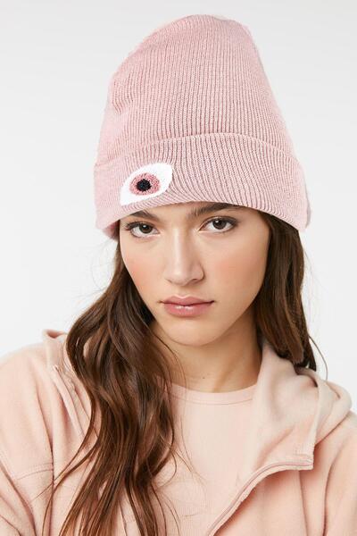 New Obsessions Unisex Κεντημένο Μαλακό Μπερέ - Σχέδιο Eye Punch