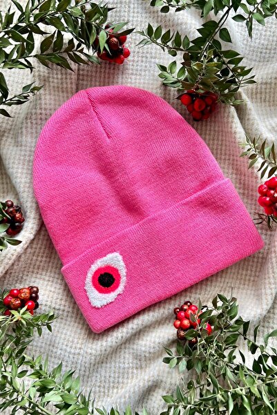 New Obsessions Унісекс м'яка шапка з вишивкою у вигляді удару в око