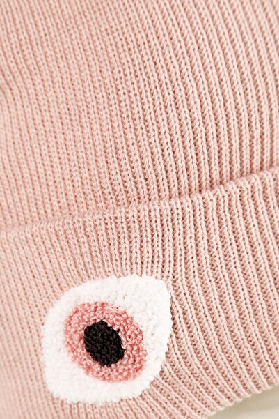 New Obsessions Унісекс м'яка шапка з вишивкою - дизайн «Глаз»