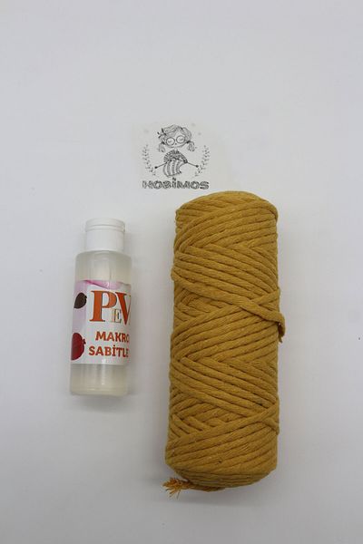 Hobimos Μακραμέ Σταθεροποιητής και Αναζήτησης 250 gr Σχοινί Μακραμέ 3 mm