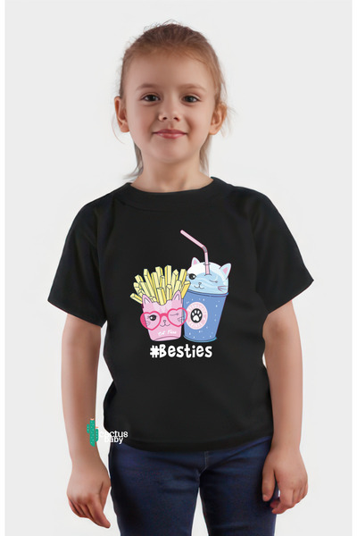 CACTUS COLLECTION DEČJA LETNJA MAJICA SA ŠTAMPOM KAKTUSA BABY BESTIES