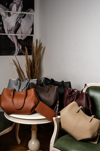 Çantacımstore Geantă mare Bitter Brown Pinterest Shopper pentru femei 822024