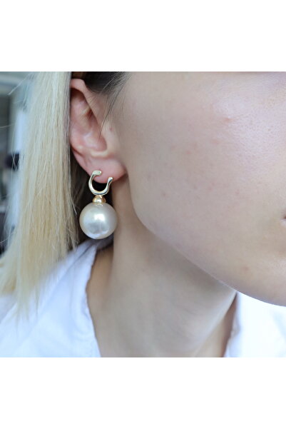 Choix Du Jour Inci Top Küpe Altın 14 Ayar Kaplama