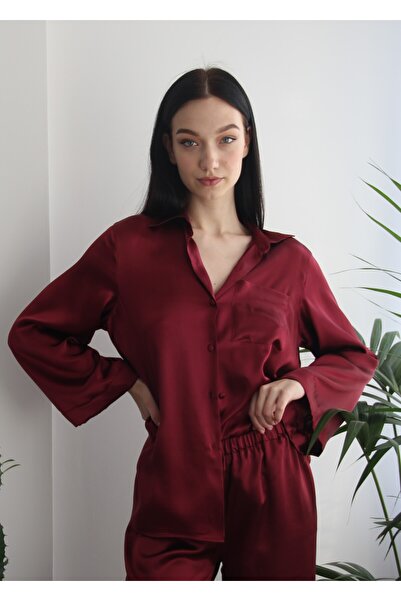 ROSILY %100 Saf İpek Kadın Gömlek