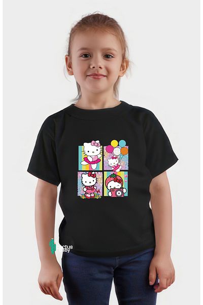 CACTUS COLLECTION CACTUS BABY HELLO KITTY 4 TRIUC DE VARĂ IMPRIMAT PENTRU COPII