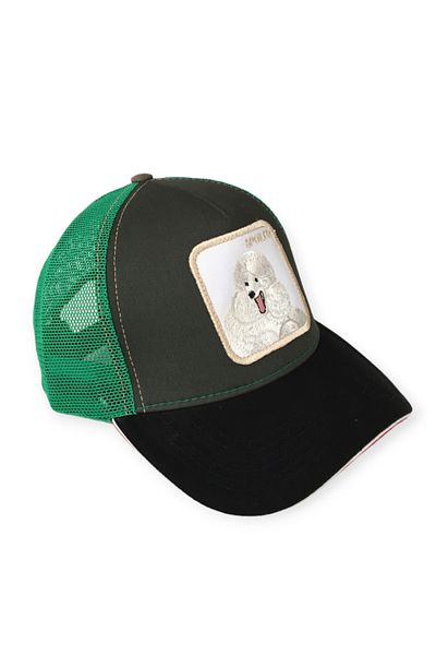 Outlet Çarşım Spoiled Animal Embroidered Mesh Cap Animal Farm
