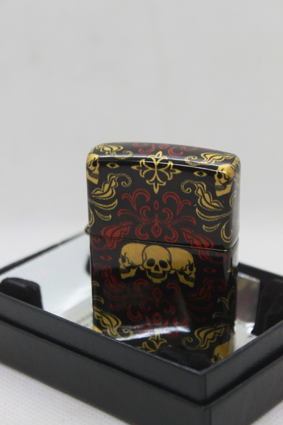 Zippo ZİPPO 48458 SKULL DESIGN 360 KAPLAMA PREMİUM ZİPPO ÇAKMAK