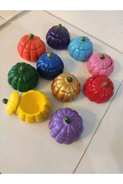 Miss-shop Special|Renkli Kahve Yanı Balkabaği Lokumluk Sunumluk 6 Adet -*-*/-