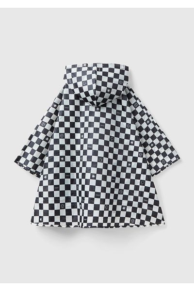 United Colors of Benetton Black and White Poncho for Girl