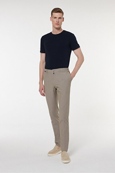 Andrea Nicolotti Pantaloni din stofă bej 2828-1L