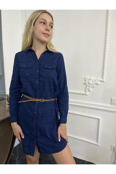 Bohemian Women's Long Sleeve Shirt Dress