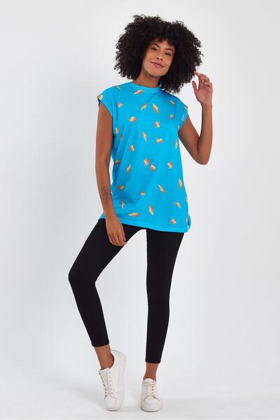 ALEXANDERGARDI RASEČENI BEZRAKOVNI RUKAVI T-shirt (B23-00135-WN)