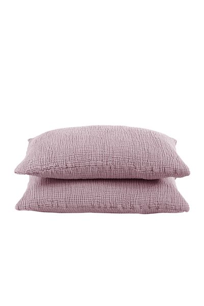destinyhometex Lilac 4 Layer Multi Muslin 100% Cotton Oversize Without Fringe 260x240cm