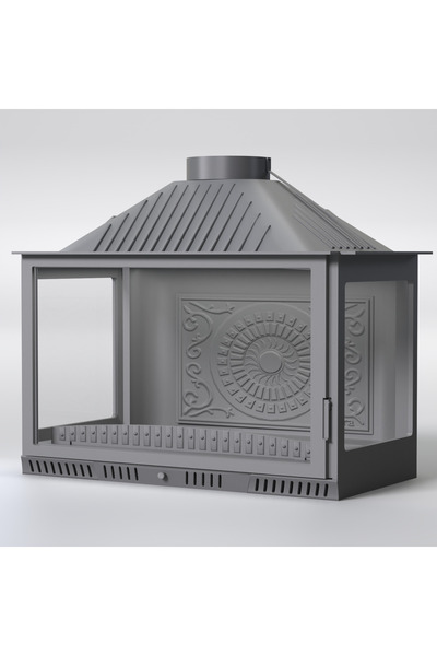 Serra U TİPİ ÜÇ AÇIK ŞÖMİNE HAZNESİ-70 CM