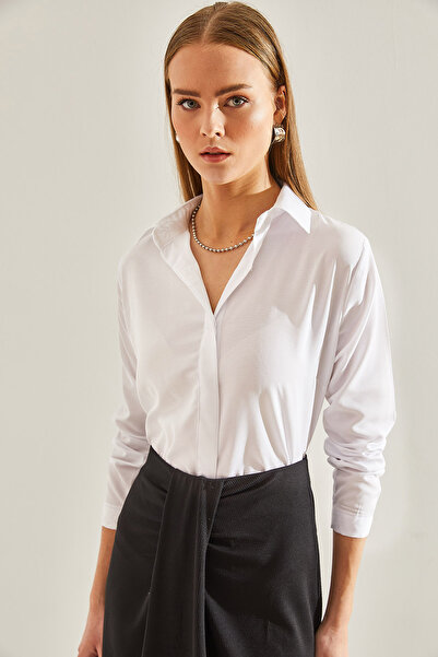 Bianco Lucci Kadın Basic Gömlek