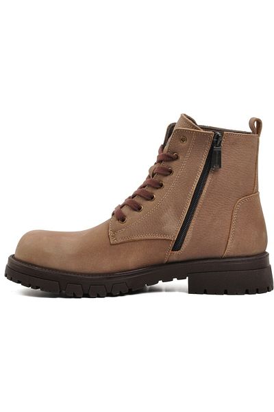 Bulldozer 240027 Ανδρικά Mink Nubuck Γνήσιο δέρμα Χοντρό Comfort Αντιολισθητικό Ταν Καθημερινά Αθλητικά Χειμερινά Ημι-Μποτάκια