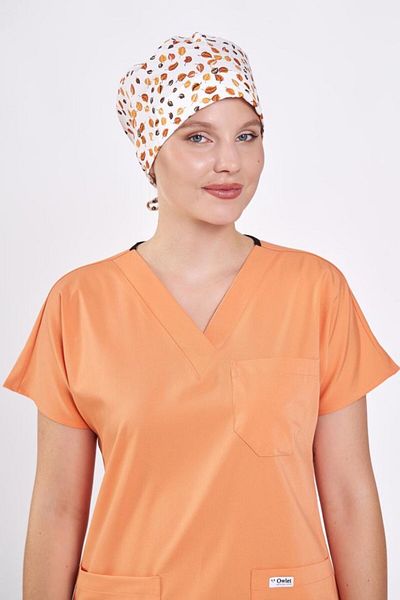 Owlet Medikal Bonnet chirurgical cu frunze de toamnă