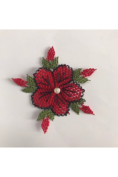 PATİ TASARIM ATÖLYESİ PATİ TASARIM 12 ADET İĞNE OYASI ÇİÇEK MOTİF